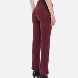 Women's Burgundy Jeans